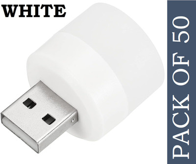 3REE USB Night Light, 50 Pack 1W Portable Plug-in Mini LED Bulb Electronic Components Electronic Hobby Kit