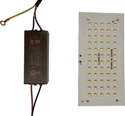Symcone electro lights 60W LED Flood light PCB with IP65 Waterproof Driver Electronic Components Electronic Hobby Kit