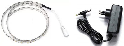 Bright Electronic Components 12V Warm White Led Strip 120Led/M with 12V 1A Power adapter Electronic Components Electronic Hobby Kit