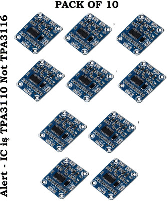 HouseOfCommon PACK OF 10 Tpa3116 Dual Channel Stereo 2 X 50w Audio Electronic Components Electronic Hobby Kit