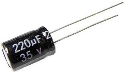 Mifra 220uf 35v Electrolytic capacitor (5 Pcs) Electronic Components Electronic Hobby Kit