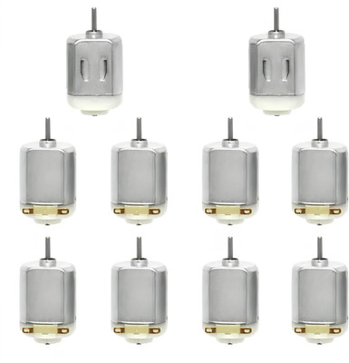 Robo Ocean 3V-6V High Torque 130 DC Motor [Pack of 10] for Toys, Cars and Project Work Motor Control Electronic Hobby Kit