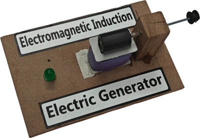 Esptronics Electromagnetic Induction Science Project Working Model Class 12(Multicolor)