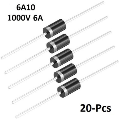 HouseOfCommon 6A10 Diode Rectifier ( Pack of 20) Electronic Components Electronic Hobby Kit