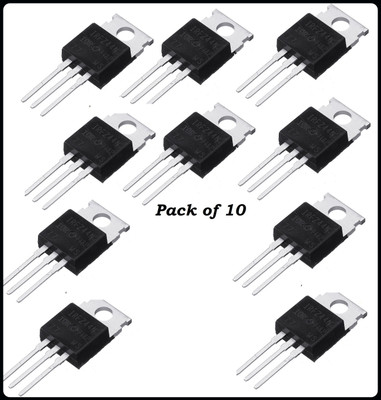 R&D A-(Pack of 10 Pc) IRFZ44N MOSFET - 55V 49A N-Channel Power MOSFET Electronic Components Electronic Hobby Kit