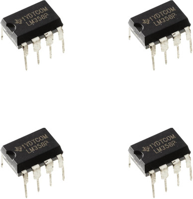 Flyrobo (4 Pcs) Pro3D LM358 IC Low Power Dual Operational Amplifier Op Amp IC Electronic Components Electronic Hobby Kit
