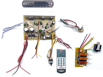 TECH AND TRADE Tda7265 and 2030IC amplifier BOARD-supreme BASS boost, BT module MIC circuit Electronic Components Electronic Hobby Kit