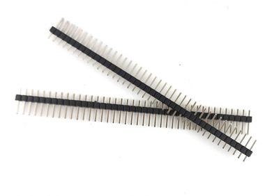 SAMAES 2 Pics Male Pin Header 40 Pin strip Single Row 2.54mm Breakable pin Header Strip Electronic Components Electronic Hobby Kit