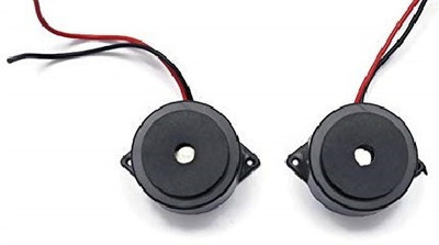 ERHIndia 2 Pcs Big Buzzer with Small Enclosed Piezo Electronic Buzzer Security systems Electronic Components Electronic Hobby Kit