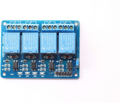 iBAT SOLUTIONS 1PCS 5V FOUR 4 Channel Relay Module With Optocoupler Electronic Components Electronic Hobby Kit