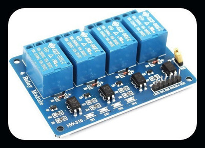 randd A-4 Channel 5V Relay Module with Optocoupler for Arduino DSP PIC ARM Electronic Components Electronic Hobby Kit