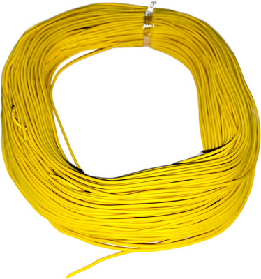 Wetrix PVC 0.4 sq/mm Yellow 75 m Wire(YELLOW)