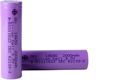 Ooi High Quality Rechargeable 3.7V 2000 mAh Li-ion  (Pack of 10)  Battery(Pack of 10)