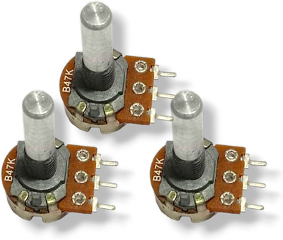 AVISRI 3 PCS B47K Potentiometer Electronic Components Electronic Hobby Kit