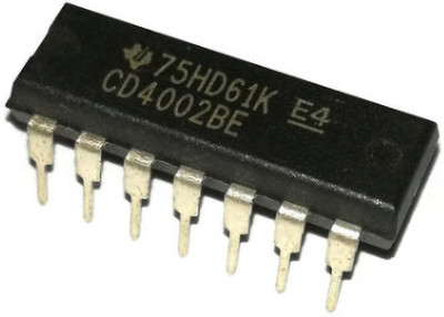 MIFRA ELECTRONICS CD4002BE IC DIP-14 Package (4002 IC)-(10 pcs) Electronic Components Electronic Hobby Kit