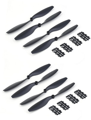 INVENTO 4 pair 10 inch Long 1045 CW/CCW Propeller Prop for RC Multi F450 Quadcopter Automotive Electronic Hobby Kit