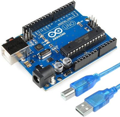 Ziobotics Arduino UNO R3 Board Compatible with ATmega328P | Arduino IDE Micro Controller Board Electronic Hobby Kit