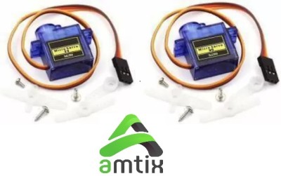 AMTIX SG90 Tower Pro Micro Servo Motor (Pack of 2)ASDF Motor Control Electronic Hobby Kit