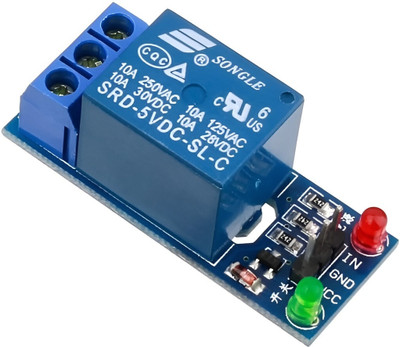 randd 1 Channel 5V 10A Relay Control Board Module with Optocoupler Electronic Components Electronic Hobby Kit