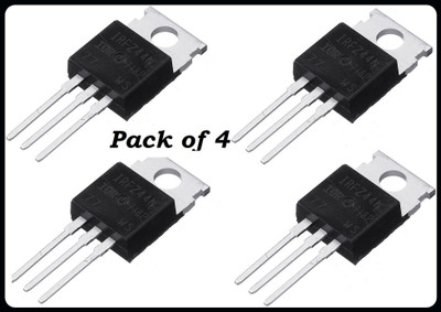 R&D A-(Pack of 4 Pc) IRFZ44N MOSFET - 55V 49A N-Channel Power MOSFET Electronic Components Electronic Hobby Kit