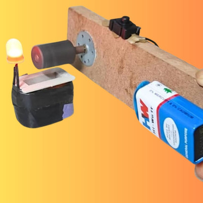 ERHIndia Electromagnetic Induction Model Kit Working Science Project for Class 12 CBSE Educational Electronic Hobby Kit