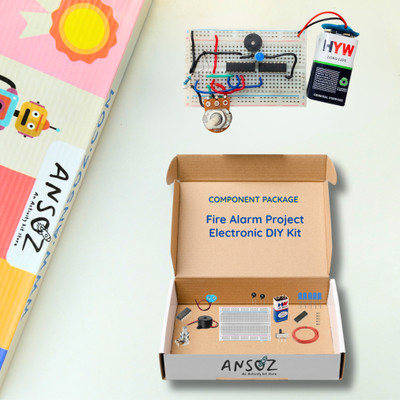 Ansoz Fire alarm system DIY Electronic Project Kit. Electronic Components Electronic Hobby Kit