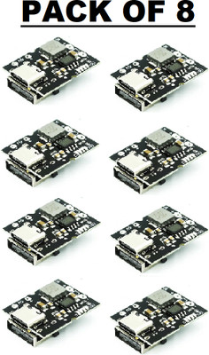 EASTRA PACK OF 8 Type-C USB C 5V 2A Boost Lithium Battery Charging Protection Electronic Components Electronic Hobby Kit