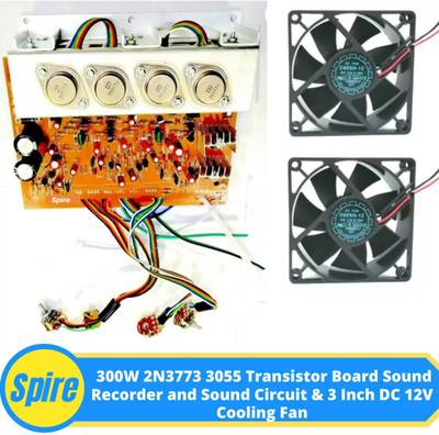 Spire 3773(3055) Powerful Transistor Audio Amplifier Board HEAT SINK for DIY Board Sound Recorder and Sound Circuit Electronic Hobby Kit