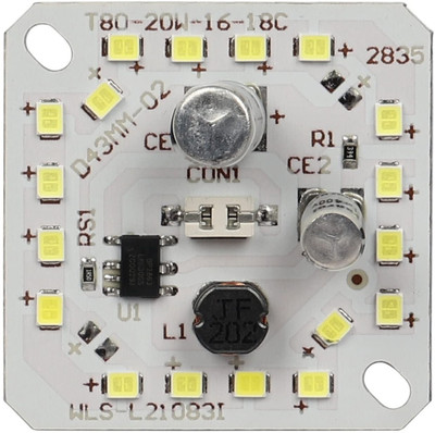 HouseOfCommon 20 watt White Alpha (Direct On Board) Raw Material No Need LED Driver Electronic Components Electronic Hobby Kit