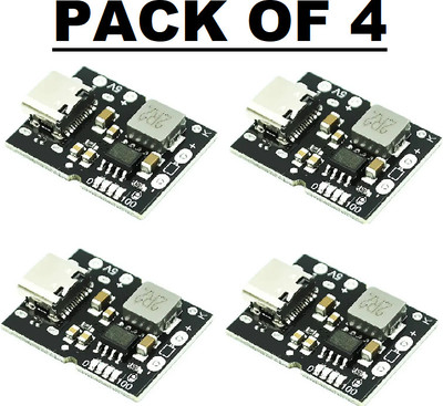SG Flash PACK OF 4 5V2A Booster module High precision Type-C Electronic Components Electronic Hobby Kit
