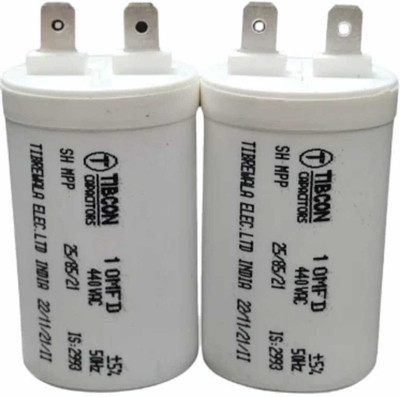 Spinxx 10 MFD TIBCON Capacitor for Water Pumps and Motors - 440VAC, ( Pack of 2 ) Motor Control Electronic Hobby Kit