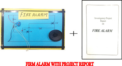 ONTEX ELECTRONICS Fire Alarm Working Investigatory Project with Report Educational Electronic Hobby Kit