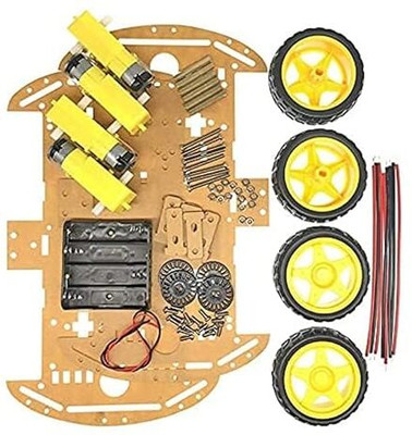 3REE HIGH QUALITY Smart Robot Car Chassis Kit, 4WD, Remote Control, Suitable for Kids Electronic Components Electronic Hobby Kit