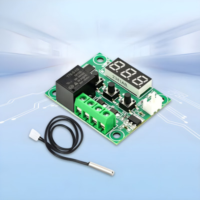 Robo Ocean High Precision 12V 10A W1209 [Pack of 1] Waterproof NTC Sensor for Incubator Temperature Sensor and Controller Electronic Hobby Kit