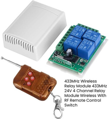 SG Flash 433MHZ 24V 4 Chanel Relay Module Wireless with RF Remote Control Switch Micro Controller Board Electronic Hobby Kit