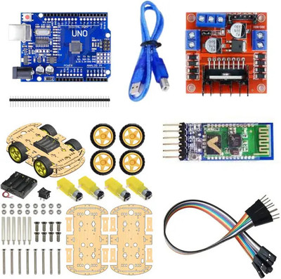 WEBOTRICKS 4WD REMEOTE Controls Robot Electronic Components Electronic Hobby Kit