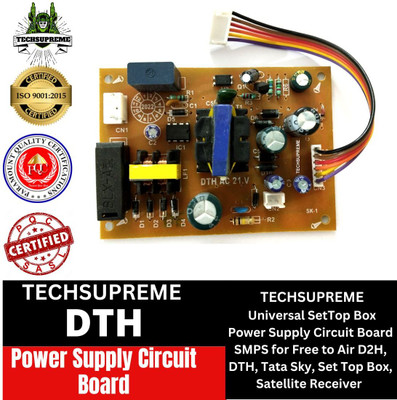 TechSupreme DTH Power Supply Universal Set Top Box Power Supply Circuit Board 1C Power Supply Electronic Hobby Kit