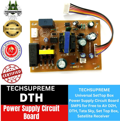 TechSupreme Premium DTH Power Supply Universal Set Top Box Power Supply Circuit Board 1B Power Supply Electronic Hobby Kit