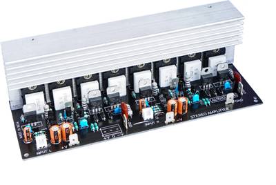 AUDIO LITE 200+200 Watt RMS Stereo Amplifier Board Using 2SC5200 + 2SA1943 Sound Recorder and Sound Circuit Electronic Hobby Kit