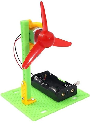 UNIQUE STORE NEW Electron DIY Electric Fan Model Science Toy Educational Electronic Hobby Kit