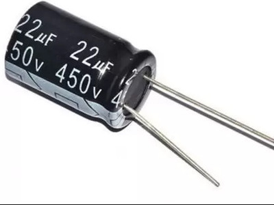 MIFRA ELECTRONICS 2.2uf 450 V Electrolytic Capacitor (10 Pcs) Electronic Components Electronic Hobby Kit