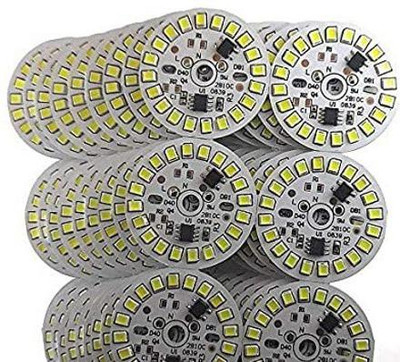 DIYtronics (50 Pcs) 9 Watts B22d DOB (Direct On Board) White Material 12v bulb Electronic Components Electronic Hobby Kit