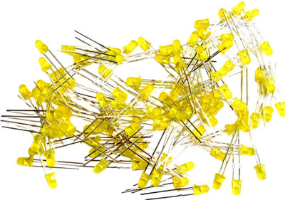 AVISRI 150Pcs 3mm YELLOW LED for DIY Projects, PCB Circuits, Indicator Lights LED Module Electronic Hobby Kit