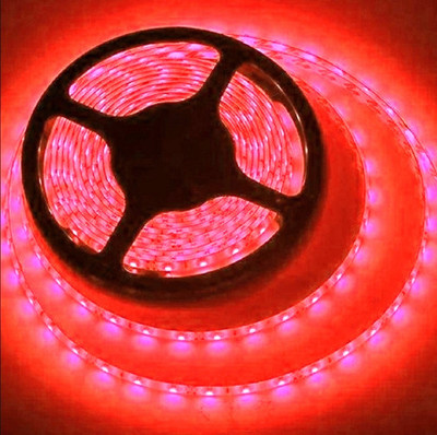 Wizzo 210 LEDs 4 m Red Steady Strip Rice Lights(Pack of 1)