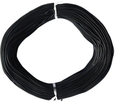 Wizzo PVC WIRE 0.4 sq/mm Black 78 m Wire(BLACK)