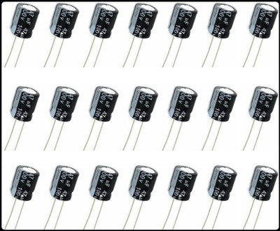 R&D A-47uF 100V Electrolytic Capacitor Pack Of 20 Electronic Components Electronic Hobby Kit
