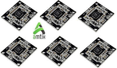 AMTIX 6 pcs PAM8610 215W Digital Dual Channel Stereo Audio Amplifier Board Electronic Components Electronic Hobby Kit