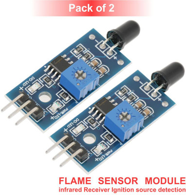 Scienticy Flame Sensor module infrared Receiver Ignition source detection (Pack of 2) Electronic Components Electronic Hobby Kit