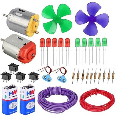 OPULENTSD School Science Project dc Motor kit Electronic Components Electronic Hobby Kit