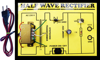 MVB Retail Science Projects Half Wave Rectifier for School Projects Educational Electronic Hobby Kit